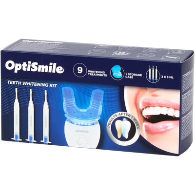 Set Complet de Albire Profesională a Dinților OptiSmile - Zâmbet Strălucitor în 7 Zile!