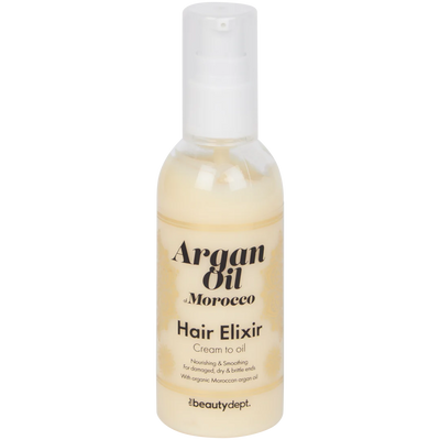 Elixir pentru Păr The Beauty Dept. cu Ulei de Argan Marocan Bio - Hidratare și Strălucire Intensă