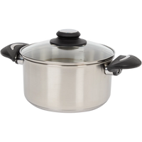 Oală Premium cu Capac de Sticlă Sola - Gătește Eficient și Stilistic!