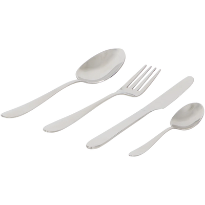 Set Elegant de Tacâmuri din Oțel Inoxidabil - 16 Piese - Perfect pentru Orice Bucătărie