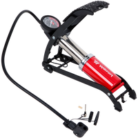 Pompă de Picior Profesională Walfort cu Manometru - Presiune Exactă pentru Biciclete și Mingi