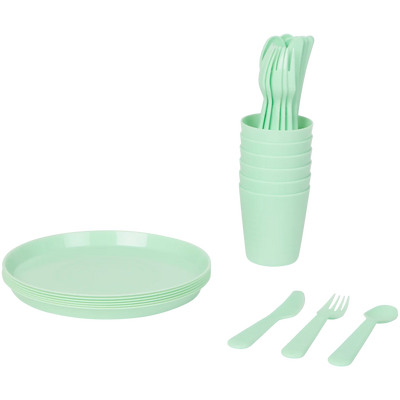 Set Picnic Complet - Veselă și Tacâmuri pentru Aventuri în Aer Liber