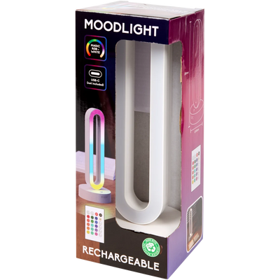 Lampă Ambientală LED RGB - Control prin Telecomandă și USB-C