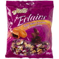 Toffee Eclairs - Caramele Delicioase cu Cremă de Ciocolată