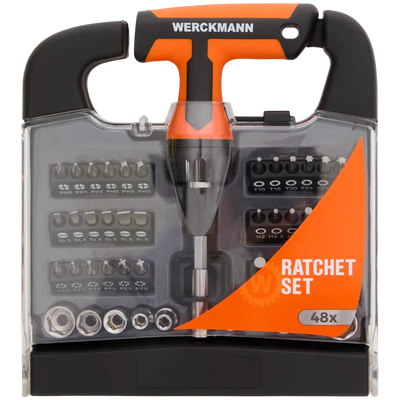 Set Profesional de Biți și Capete de Chei Tubulare Werckmann - 48 Piese