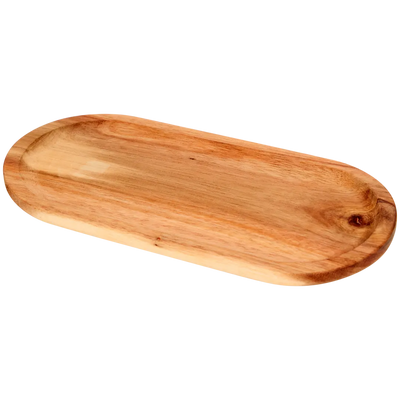 Farfurie de Servire Elegantă din Lemn de Salcâm - Adaugă Stil Mesei Tale