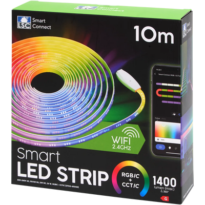 Bandă LED Inteligentă XXL LSC Smart Connect - Control Vocal și Wi-Fi