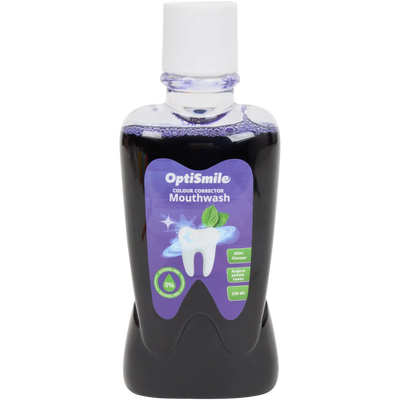 Apă de Gură OptiSmile Colour Corrector - Albire Profesională și Protecție Zâmbetului Tău!