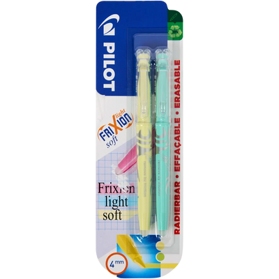 Markere Nepermanente Pilot FriXion Light - Set 2 Bucăți - Scrie, Șterge, Rescrie!