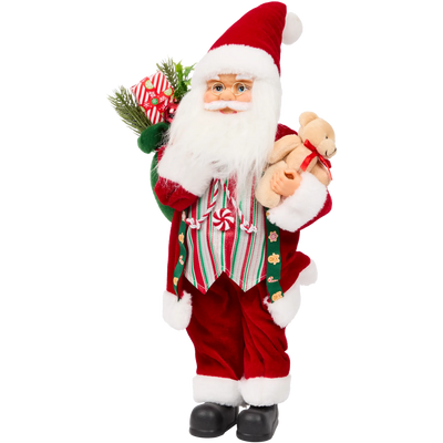 Mos Craciun 60 cm, 15x22x60 cm