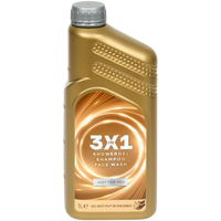 3X1 Gel de dus, sampon si gel de curatare facială Neon - Experienaa revigoranta si aromatica pentru piele si par, 1 litru, Maro