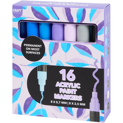 Markere Acrilice Profesionale - Seturi Complete pentru Artă și Design