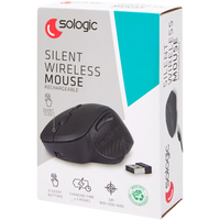 Mouse Wireless Ergonomic Sologic - Reîncărcabil, 6 Butoane Silențioase