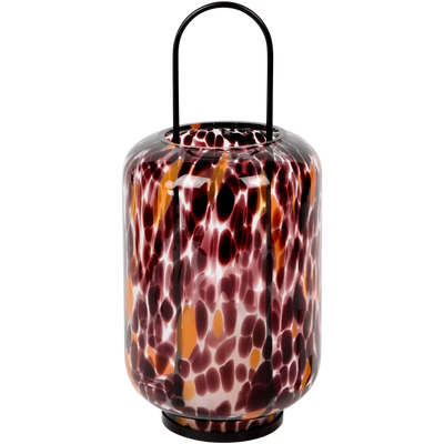 Felinar Elegant din Sticlă cu LED - Adaugă un strop de Căldură și Stil Casei Tale