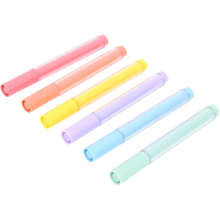 Set de Markere Pastelate - 6 Culori Vibrante - Ideale pentru Școală și Birou