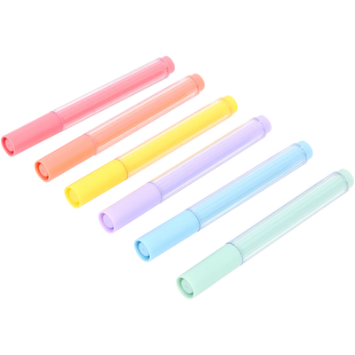 Set de Markere Pastelate - 6 Culori Vibrante - Ideale pentru Școală și Birou