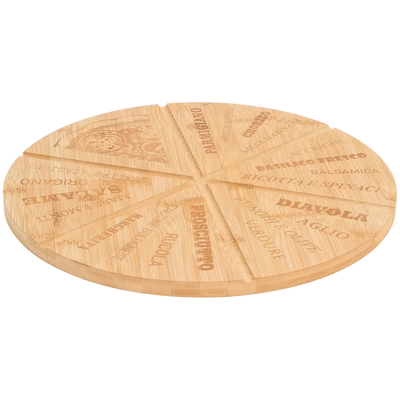 Cel mai bun tocător de pizza din bambus certificat FSC®