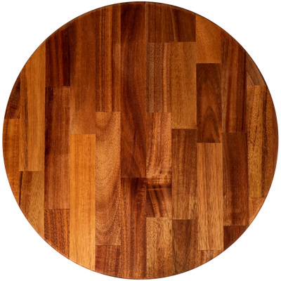 Platou Rotativ din Lemn Masiv - Perfect pentru Servirea Aperitivelor (Ø 45 cm)