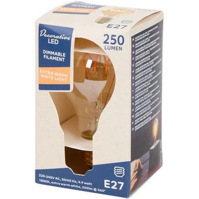 Lampă LED Eurodomest E27 - Lumină Caldă Reglabilă pentru o Atmosferă Perfectă