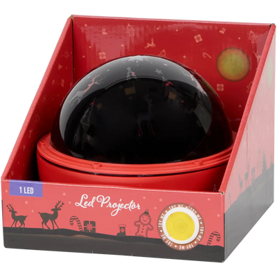 Proiector Magic de Crăciun cu Figurine Animate - Iluminare Festivă pentru Casă 16x16x13.5 cm