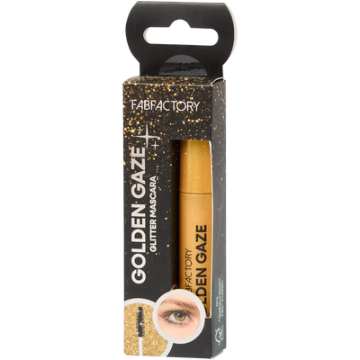 Rimel cu Sclipici FAB Factory - Strălucire Festivă Aurie sau Argintie