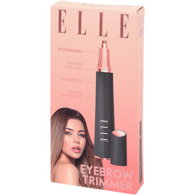 Trimmer Profesional pentru Sprâncene ELLE - Design Elegant, Utilizare Ușoară
