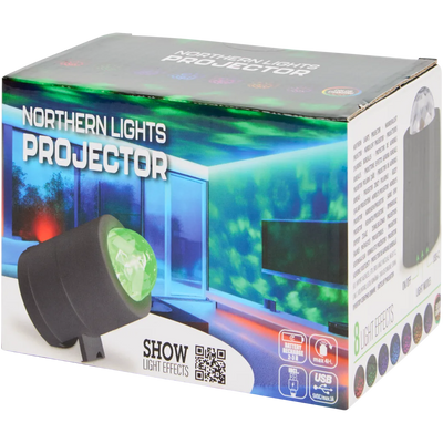 Proiector Lumină Nordică Magică - Creează Atmosfera Perfectă de Crăciun cu 8 efecte luminoase diferite