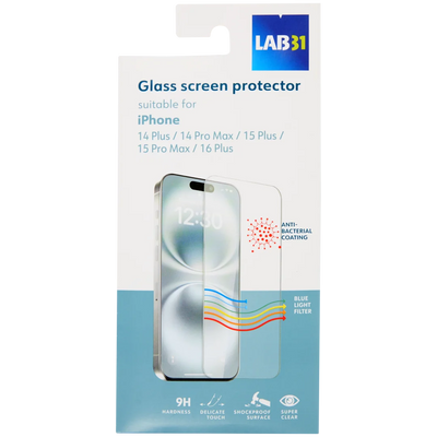 Protecție Ecran Smartphone Lab31 - Sticlă Securizată 9H Ultra Clară - Rezistență la Șocuri pentru iPhone