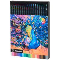Set Profesional de Creioane Colorate Triunghiulare - 36 Culori Vibrante - Calitate Superioară