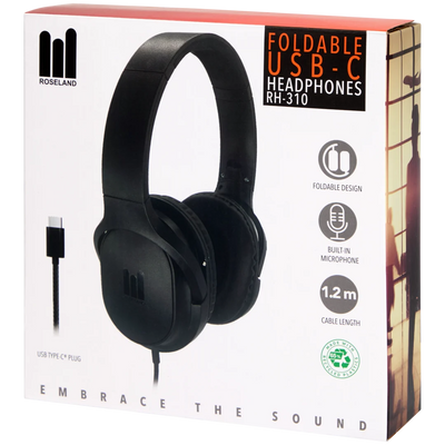 Căști Roseland - Sunet Premium cu Microfon Integrat și Design Pliabil