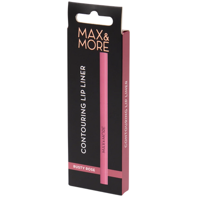 Creion de Buze Max & More - Contur Perfect și Culoare Vegană (Nuanță Roz)