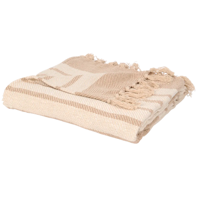 Cuvertură Indi Premium - Adaugă Stil și Confort Camerei Tale - 100% Fibre Reciclate