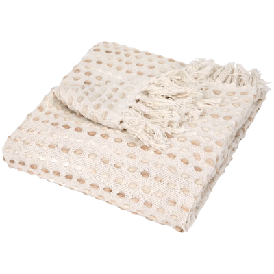 Pătură Elegantă Impletită din Fibre Reciclate - Confort și Stil în Nuanțe Diverse