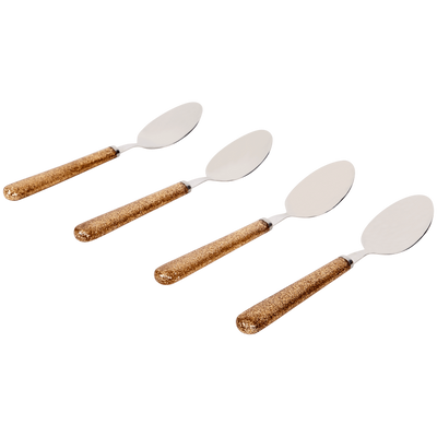 Linguri Amefa cu Sclipici - Adaugă Strălucire Mesei Tale (Auriu/Argintiu)