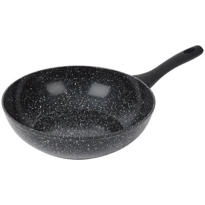 Tigaie Wok Profesională Ceramic Marble – Diametru 28 cm