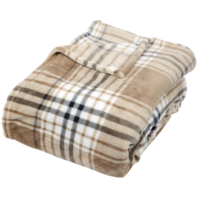 Pătură Supradimensionată XXL de Lux - Confort Premium în Carouri - Perfectă pentru Relaxare în Familie