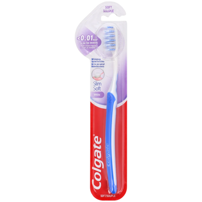Periuță de dinți Colgate Slim Soft - Curățare Avansată și Albire pentru un Zâmbet Strălucitor