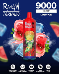 Tigara electronica Randm Tornado 9000 Fumuri, 2%, Pepene verde suculent cu o nota racoritoare