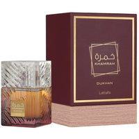 Apă de parfum, Lattafa, Khamrah Dukhan, Unisex, 100 ml