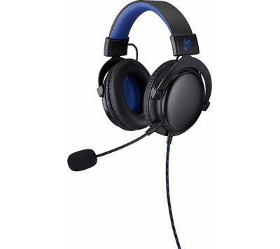 Casti Casti gaming GOJI GPS4HS19, Conectivitate Jack, Control volum, Compatibile cu PC/Mac/Xbox One/PS4, Albastru