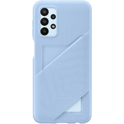 Husa de protectie Samsung Card Slot Cover pentru Samsung Galaxy A23 5G, Arctic Blue