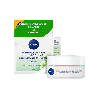 Crema de zi NIVEA pentru ten gras cu Aloe Vera, Hidratare 24h, 50ml