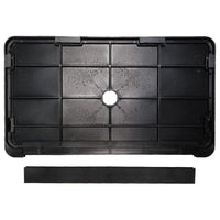 Suport numar inmatriculare moto 245x145cm 1buc - Negru