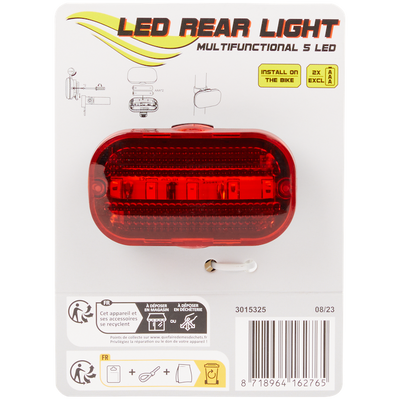 Stop bicicleta cu 5 leduri