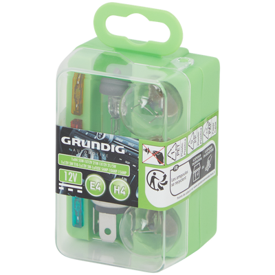 Kit becuri auto H4 Grundig, 8 bucati