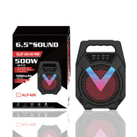 Boxa portabila Ailipu ALP 606, Bluetooth, USB, MicroSD, 6.5'' Sound, 500mAh, 500W M.P.O