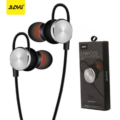 Casti JIAYU EARPODS JY-371 cu jack 3,5mm, Negru