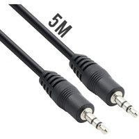 Cablu audio stereo, jack 3.5mm, 5 metri