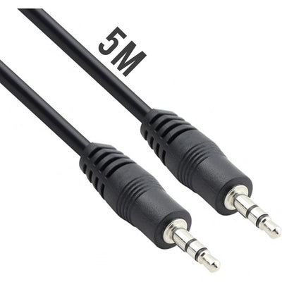 Cablu audio stereo, jack 3.5mm, 5 metri