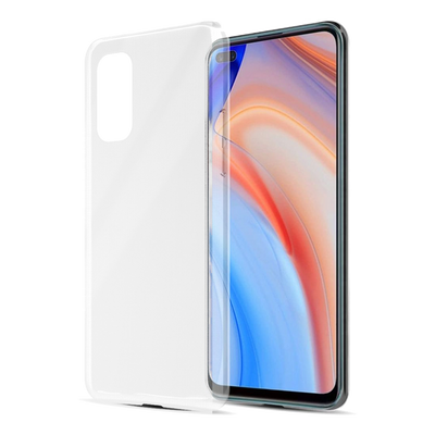 Husa protectie spate Lemontti pentru Oppo Reno4 Pro 5G, Silicon transparent